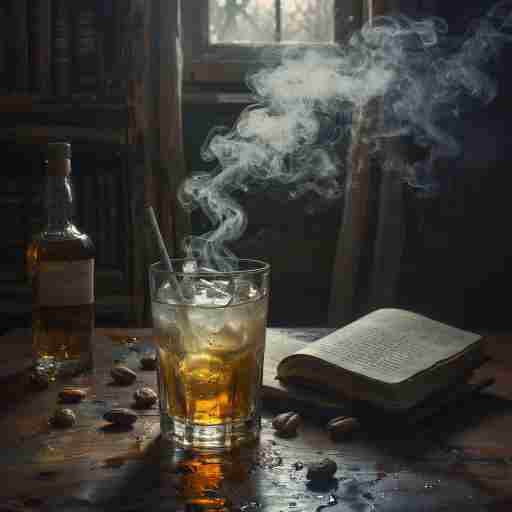 Душа словно горькая водка