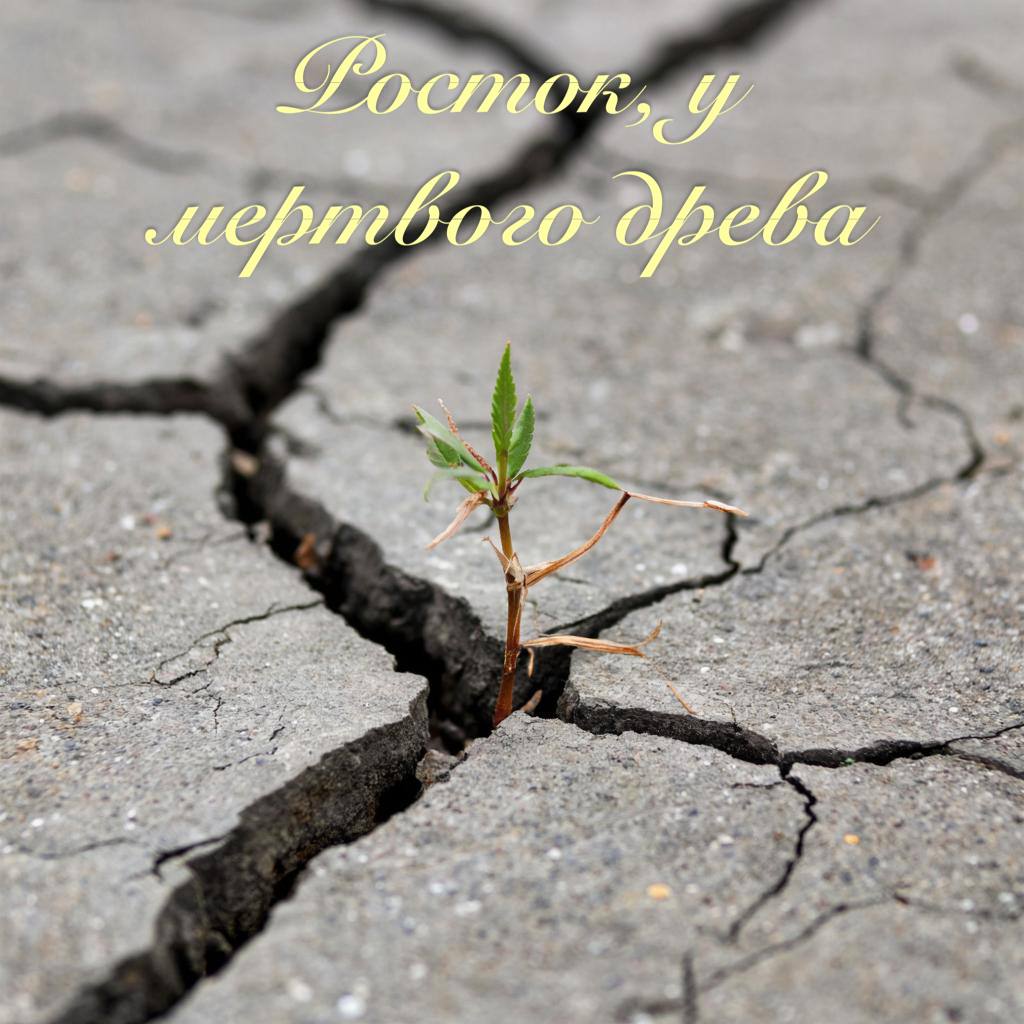 Росток, умертвого дерева