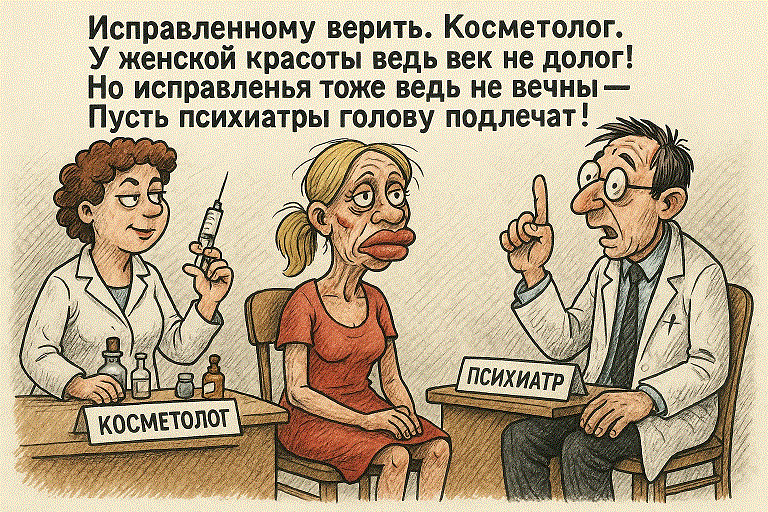 Исправленному верить. Косметолог