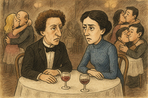 Болтали в ожидании оргазма