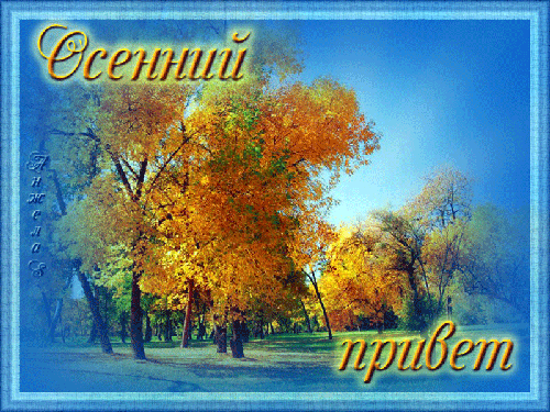 Осенний привет!