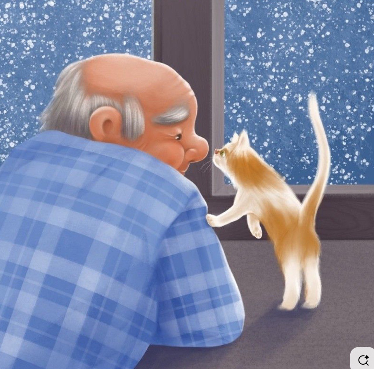 по улице спешно бежала зима