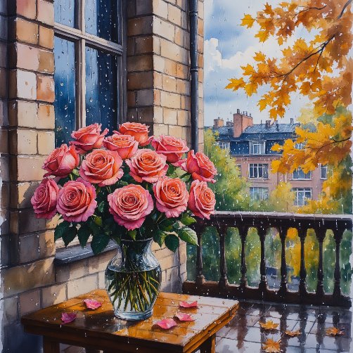 Стучится дождь