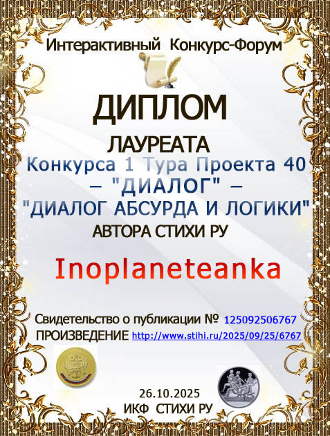 567. 01 Итоги Конкурса - Диалог абсурда и логики