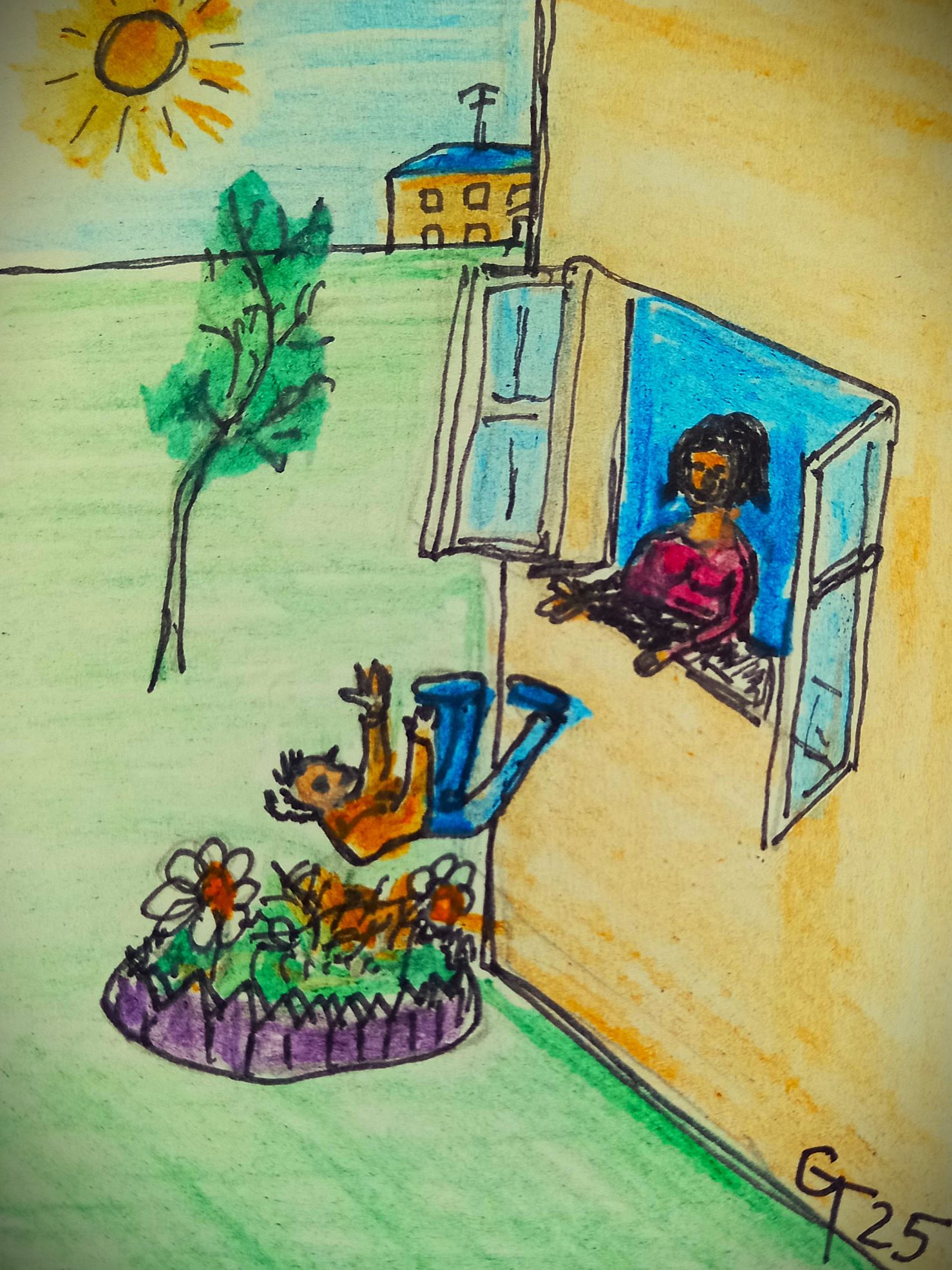 Бросила жена - анекдот в стихах