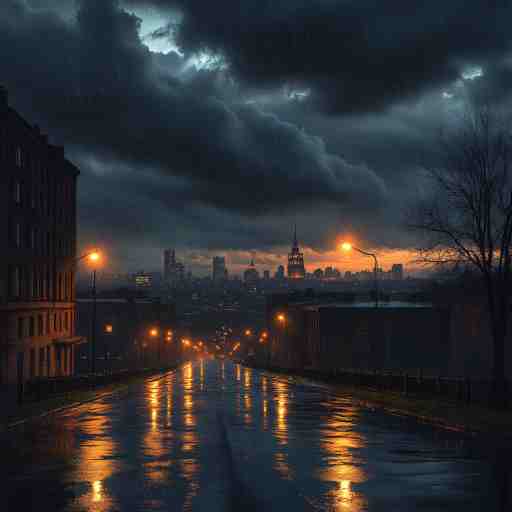 Лечат мои раны дождь над Ленинградом