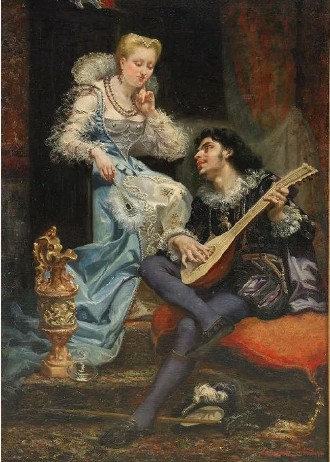 Музыкант и королева
