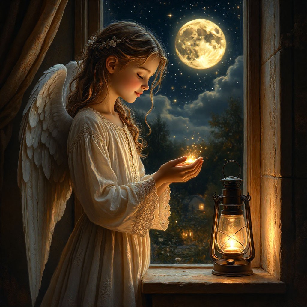 Ангел с фонариком