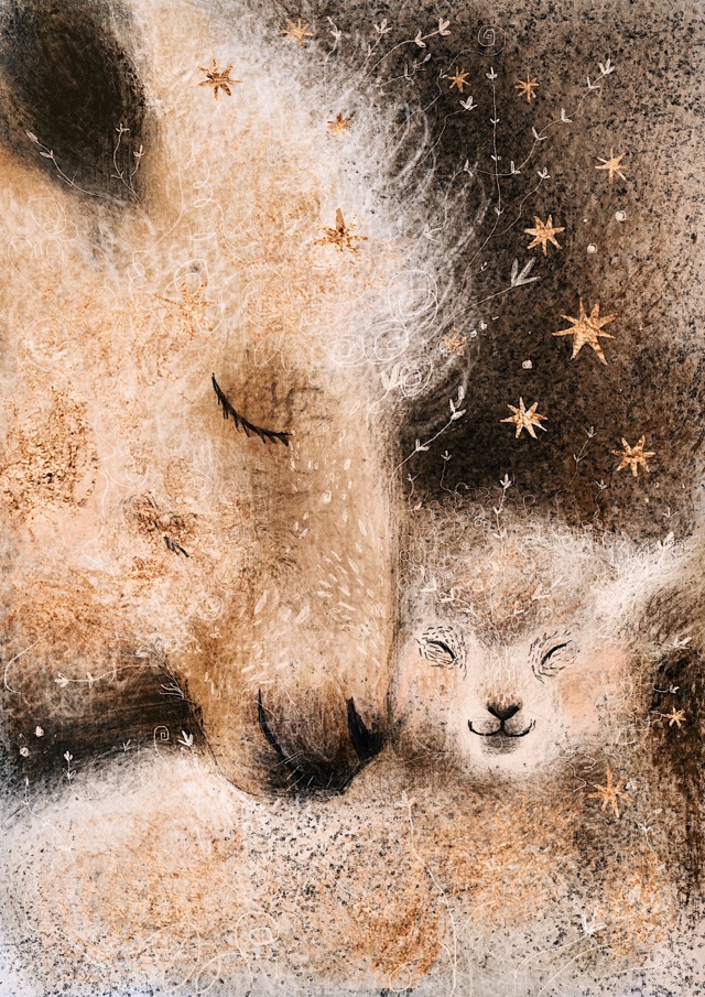 Нежно и мягко. Иллюстрация Карины Киносьян