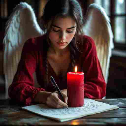 Подарил мне ангел чернила