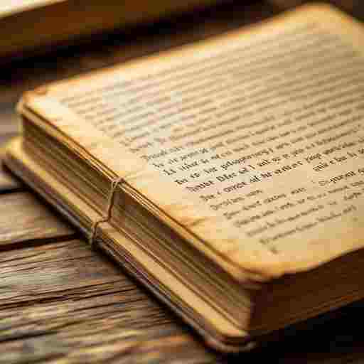 Протертая тетрадь лежала на столе