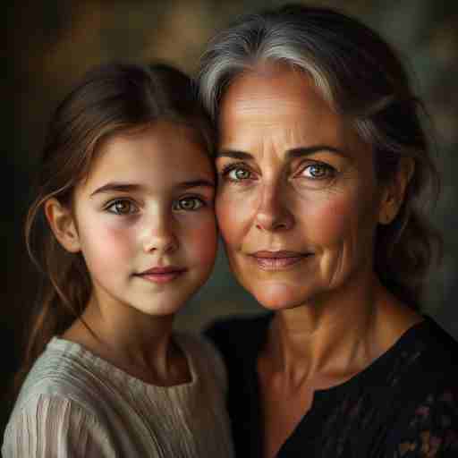 Из прошлого дочь с матерью