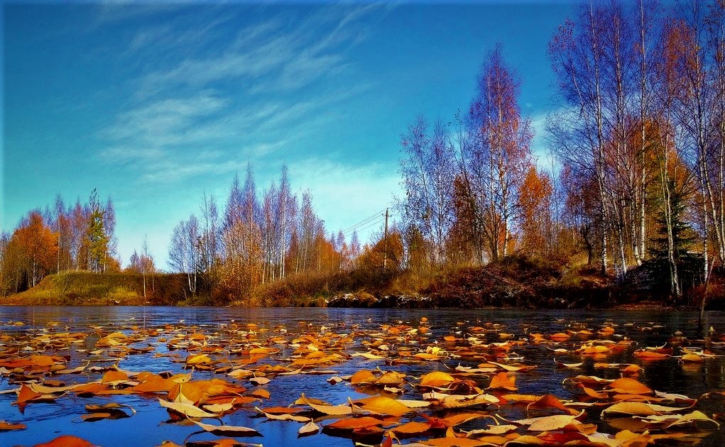 С октябрём грущу по тебе...