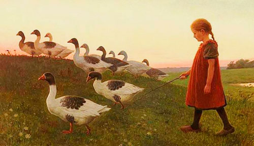 В летний день на зорьке