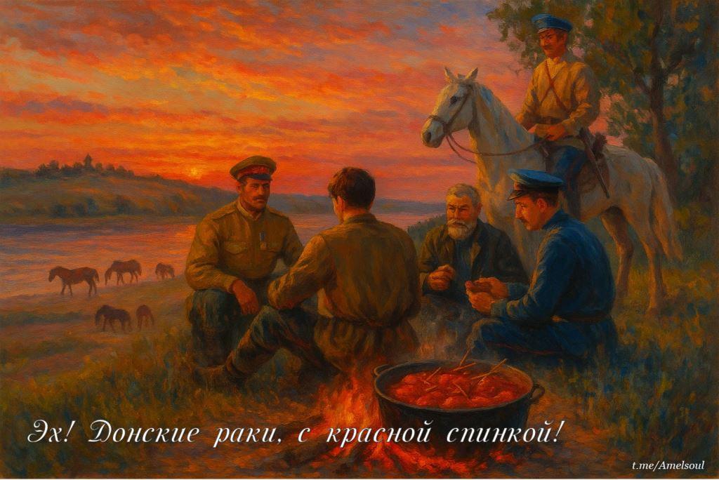 Эх! Донские раки, с красной спинкой!