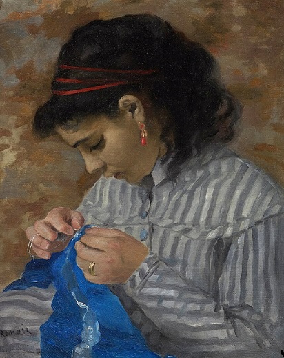 Штопаю любимый палантин