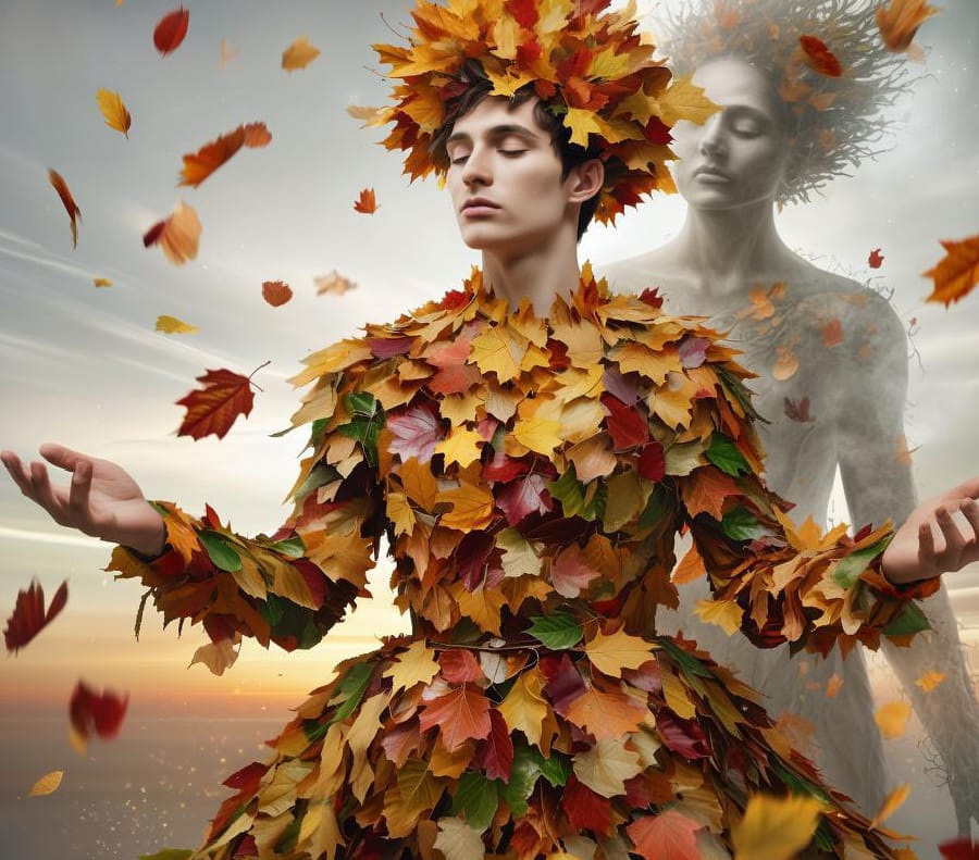 Прозрачны одеянья листопада