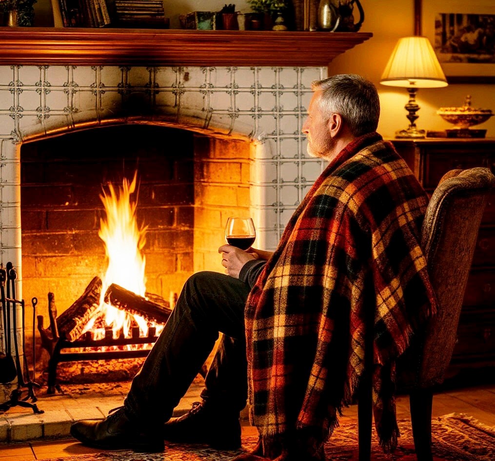 Когда в холодный зимний вечер..