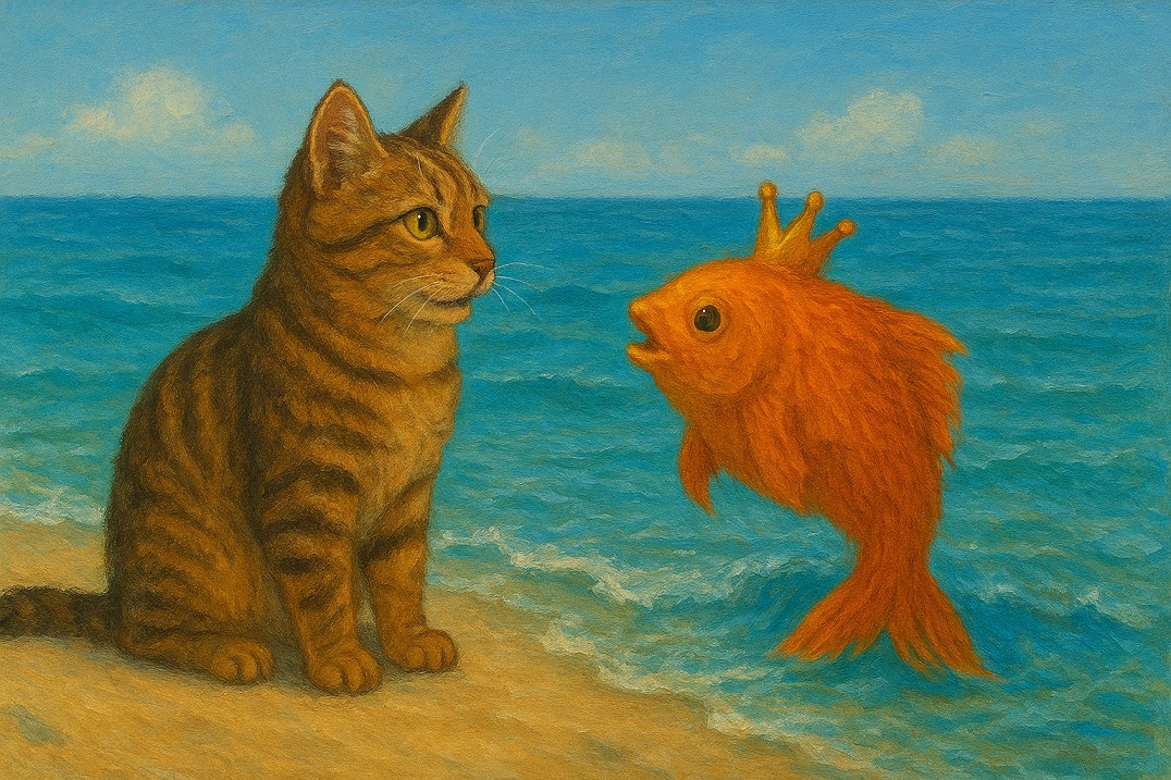 Сказка о котэ-рыбакэ и меховой рыбке - часть 1