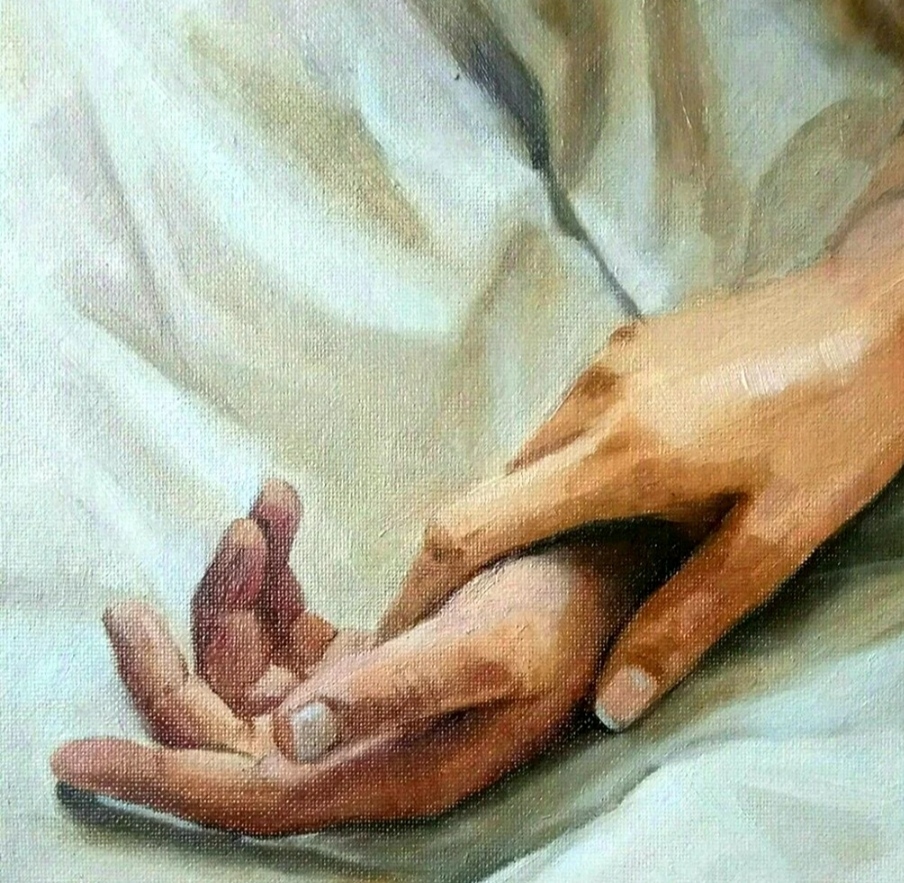 Она ждала его, считая дни