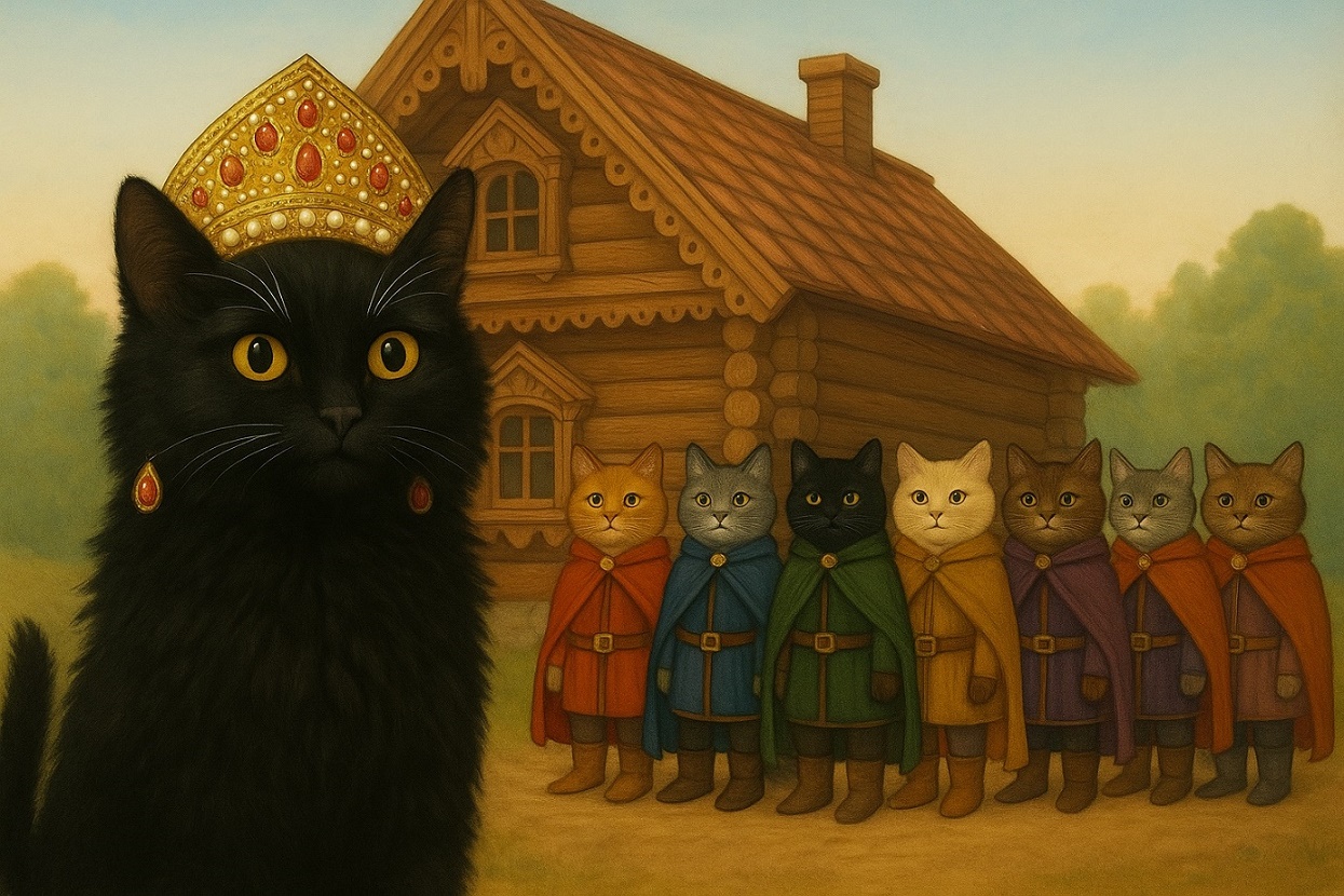 Сказка о спящей котевне и семи котатырях - часть 2