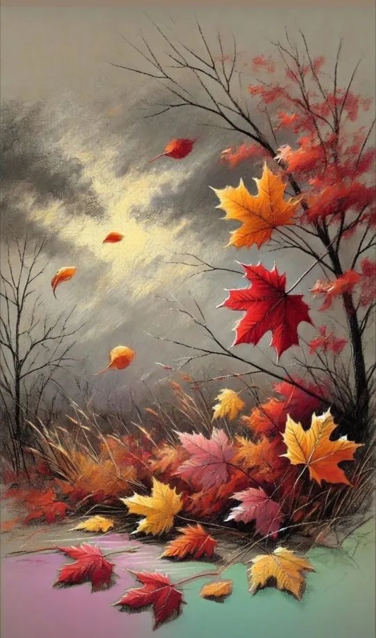 Из грусти сотканная осень...