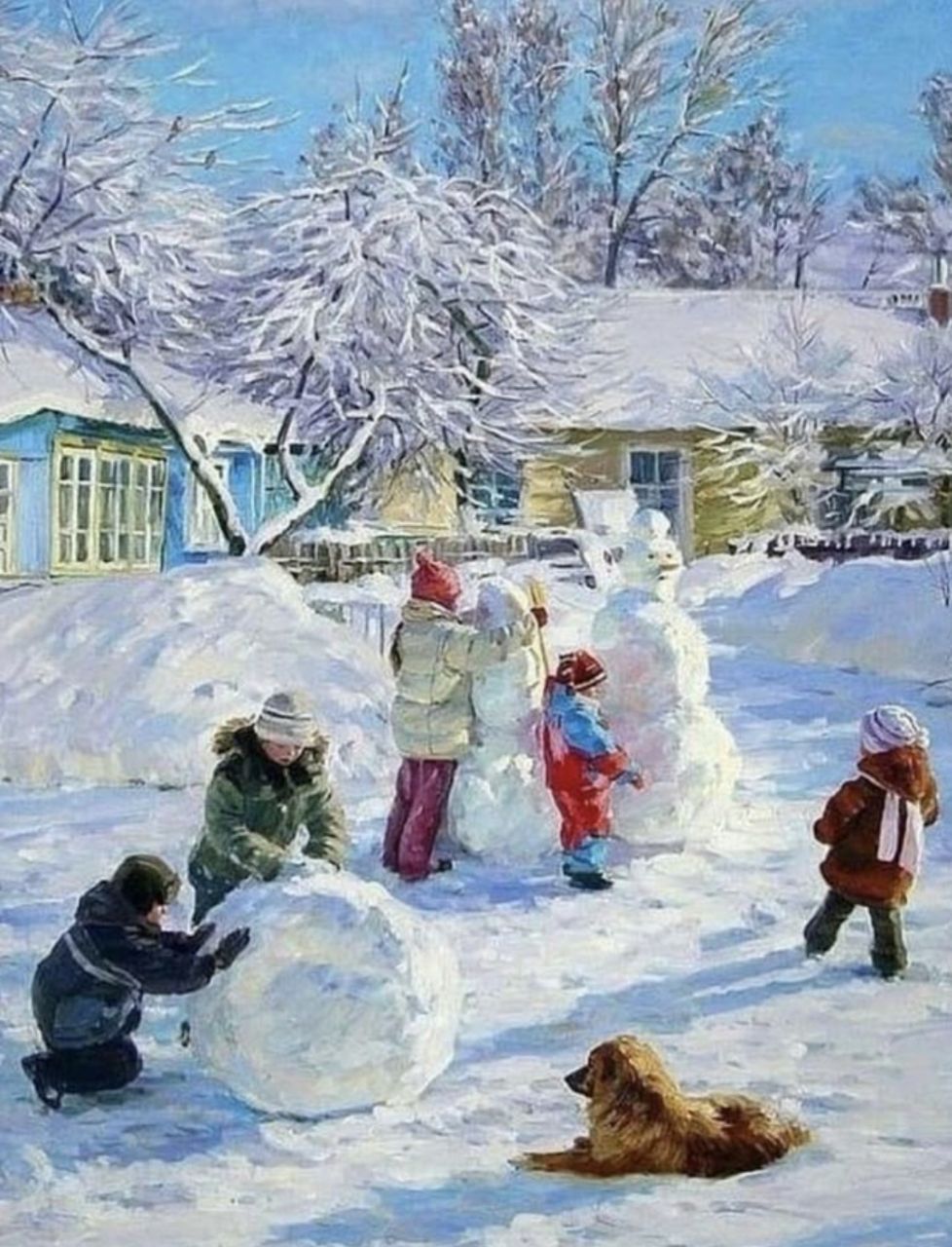 Идёт красавица зима!