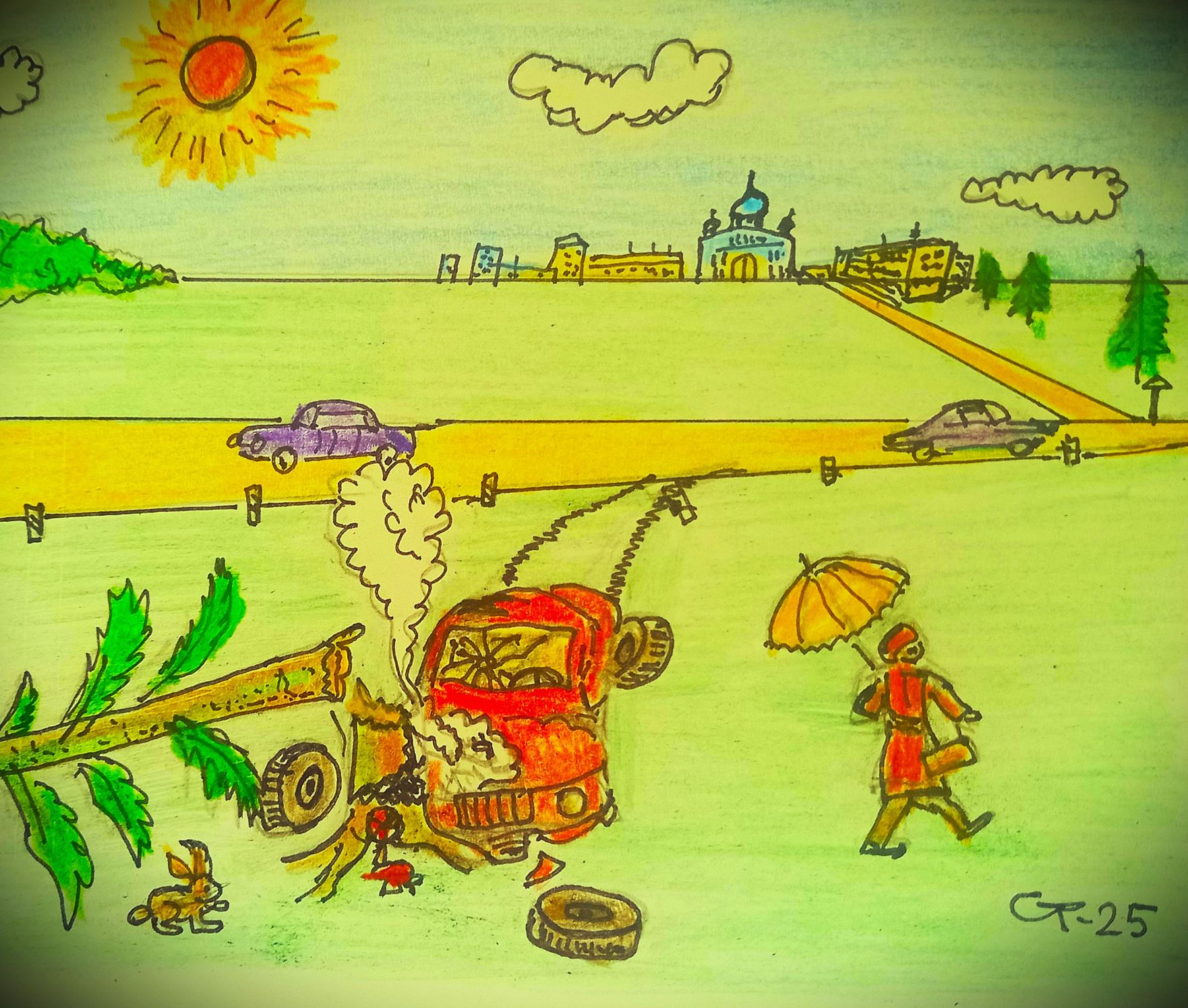 ДТП - анекдот в стихах