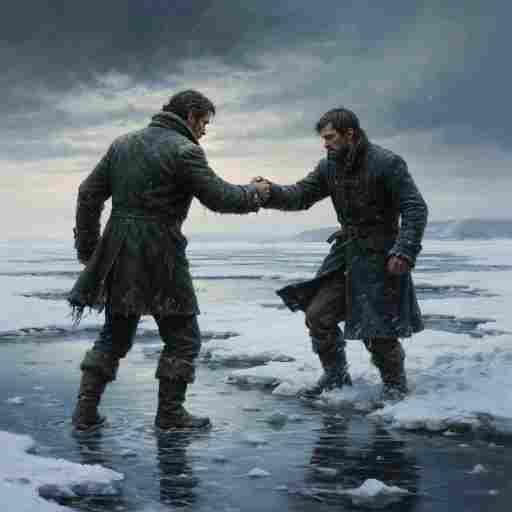 Берага два замерзших берега