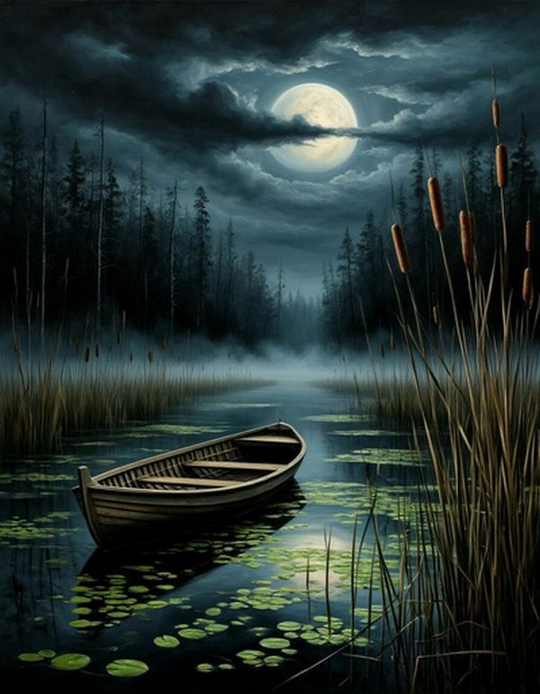 Туман клубится над рекою