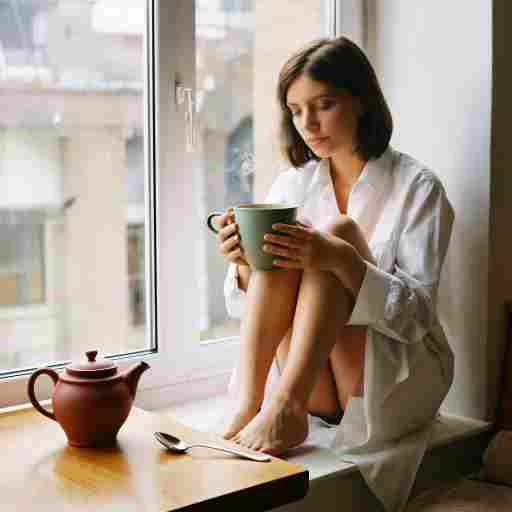 Я налью себе чай сама