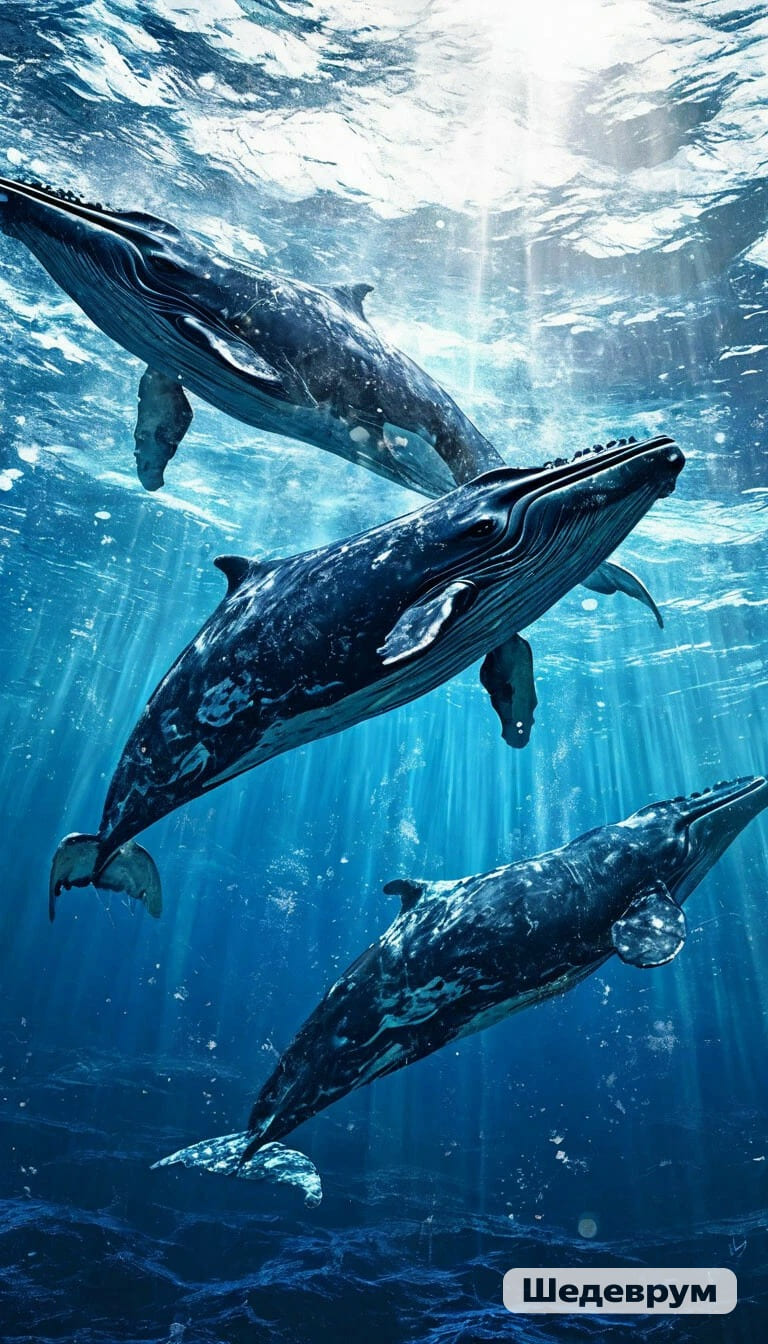 Киты плывут сквозь музыку зыбких сфер