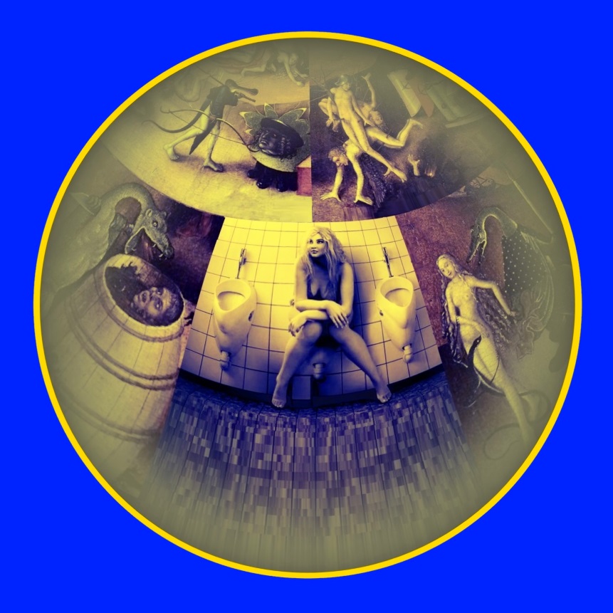 видение ужасов Босха пьяной женщине