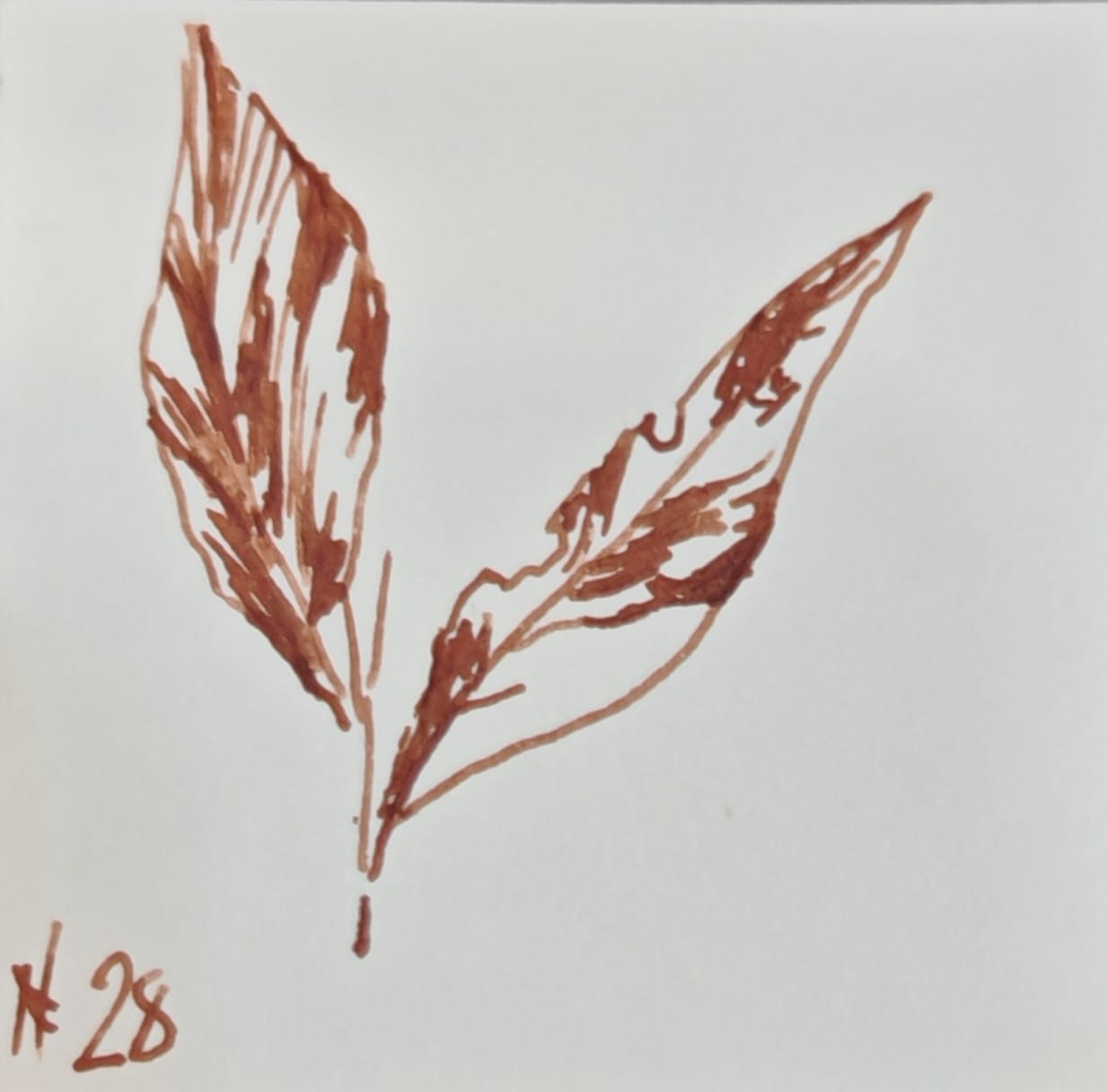 Мия и Инктобер. 28. Скелетообразный