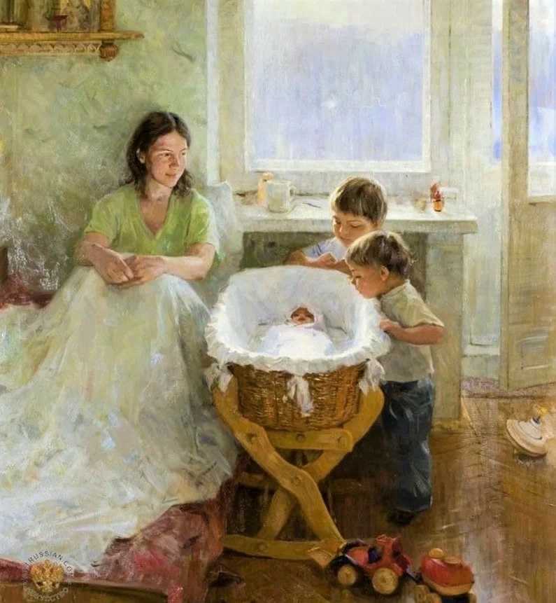 А. Е. Косничев. Братик родился!