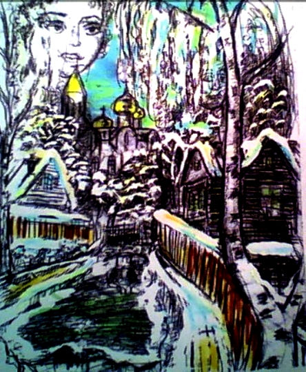 Пустынные улицы зимней провинции...