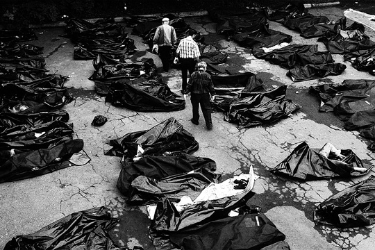 На полу одни лишь трупы