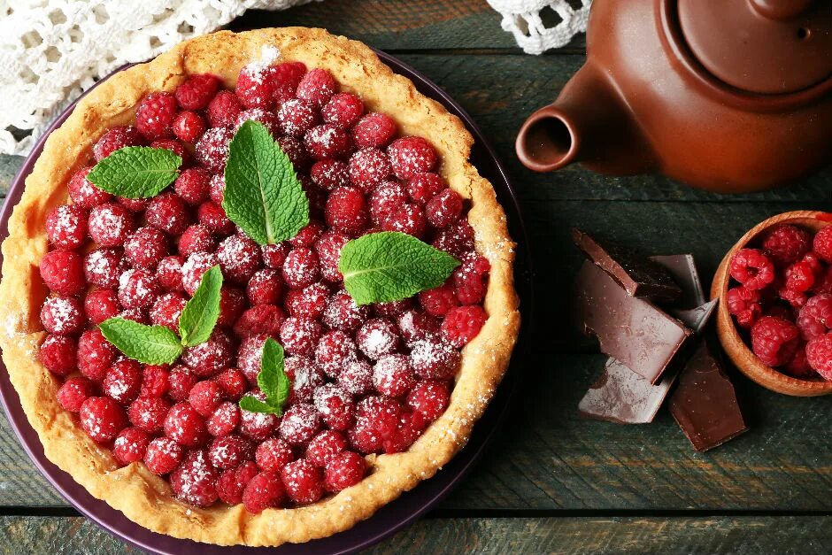 Малиновый пирог