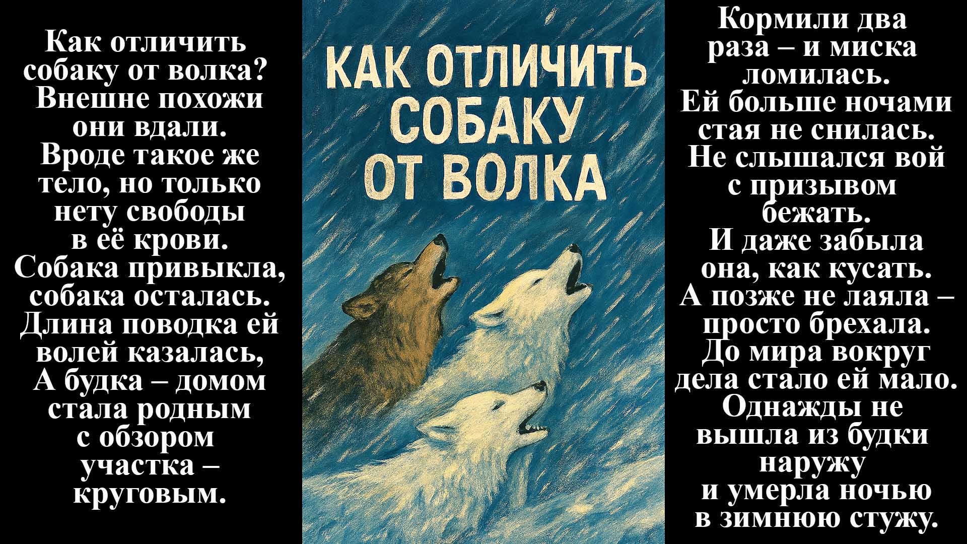 Как отличить собаку от волка