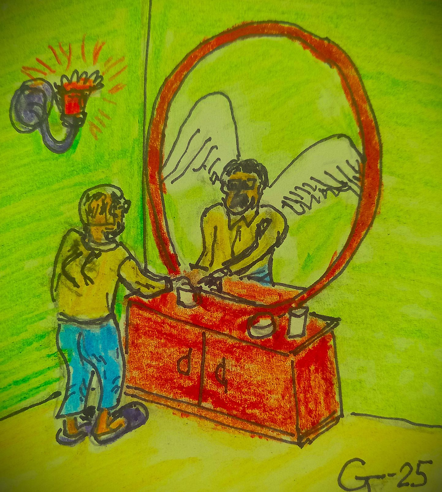 Мнимый ангел - анекдот в стихах