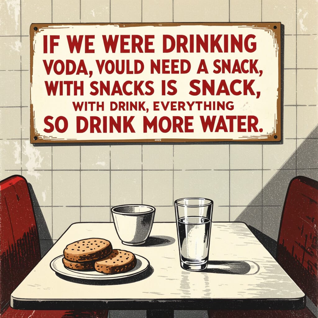 В санаторной столовой