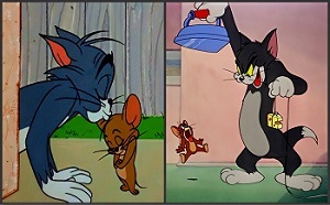 С мышонком кот - заклятые друзья! Диалог