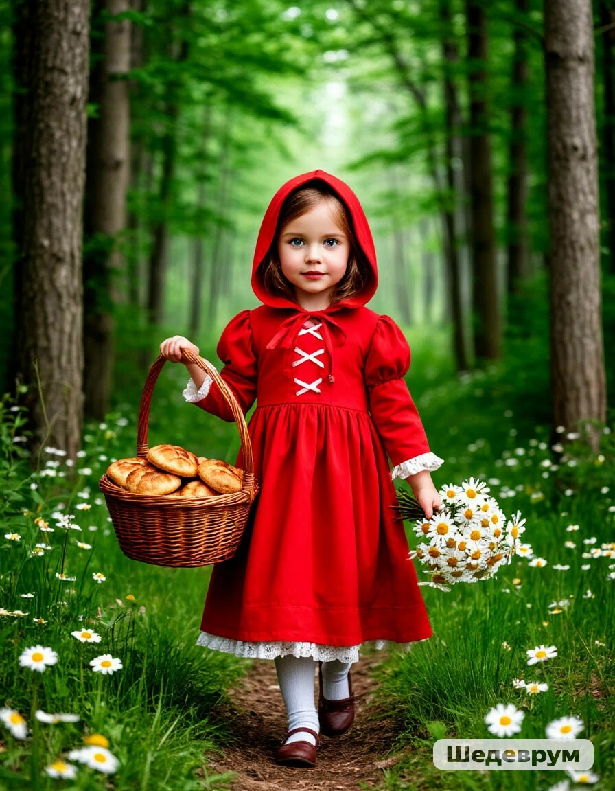 Сказка Красная Шапочка в стихах