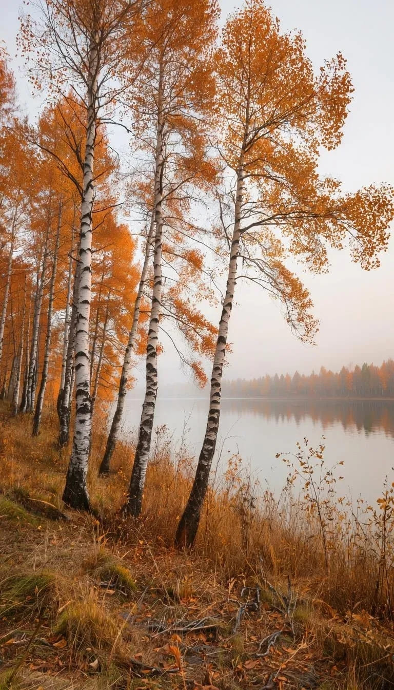 В осеннем лесу