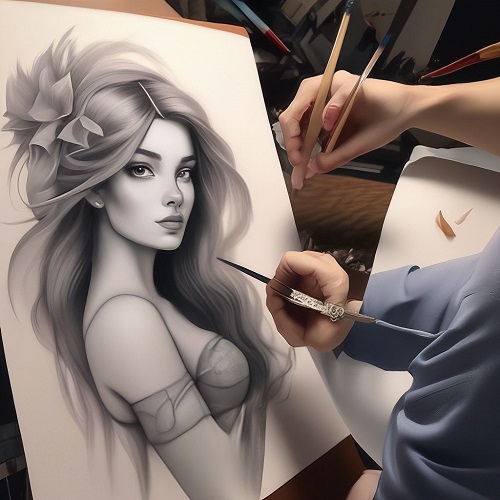 Он рисовал по памяти...