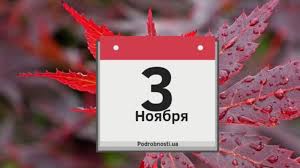 Третье ноября 2025 г