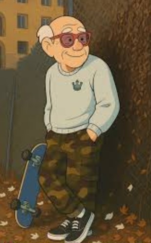 Каламбур пожилого мужчины