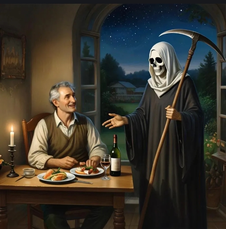 Если смерть с косой постучит в мой дом...