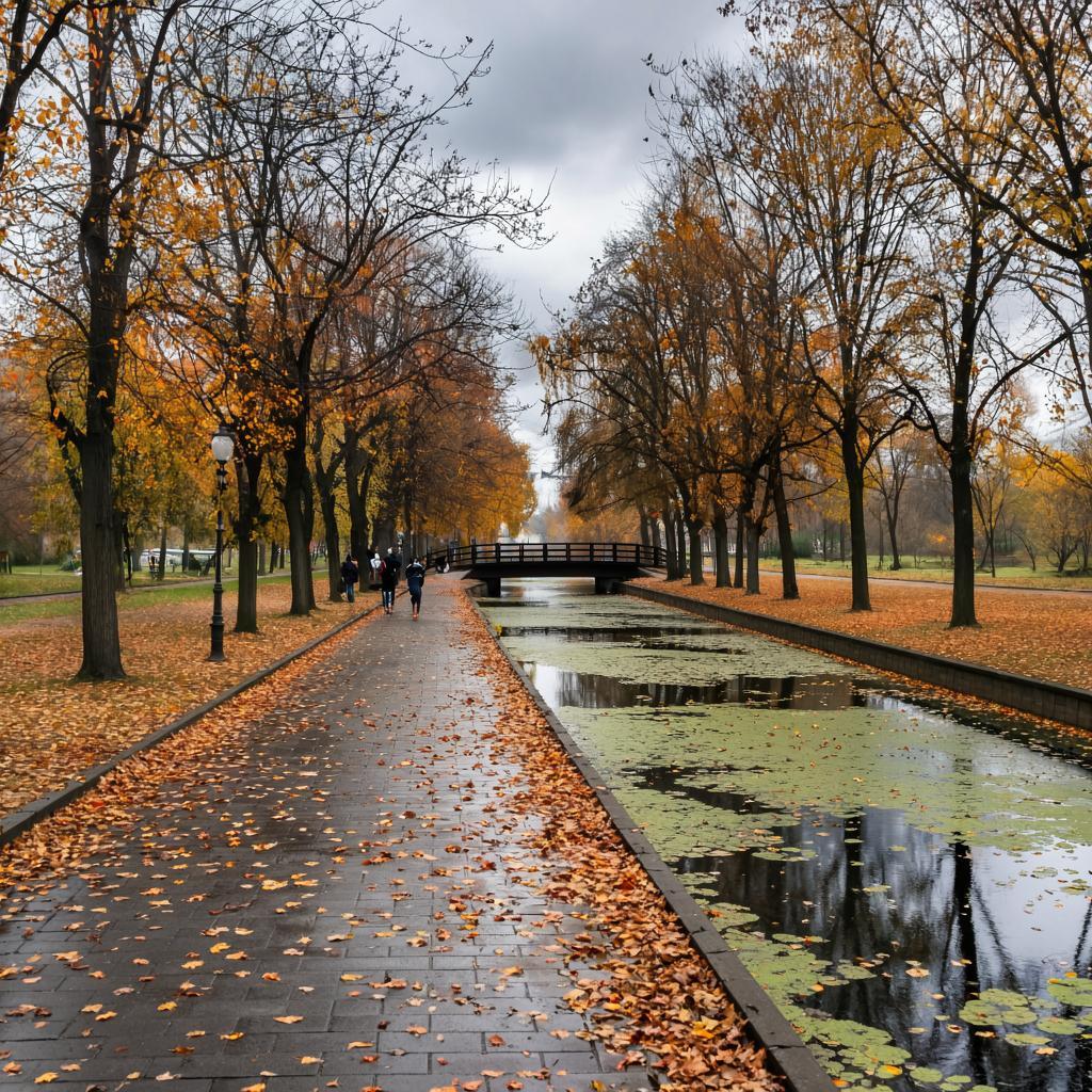 Осень хмурится