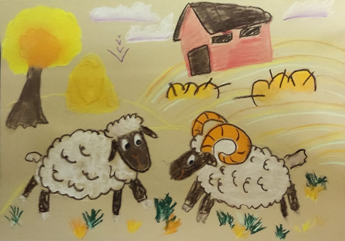 Барашек и овечка